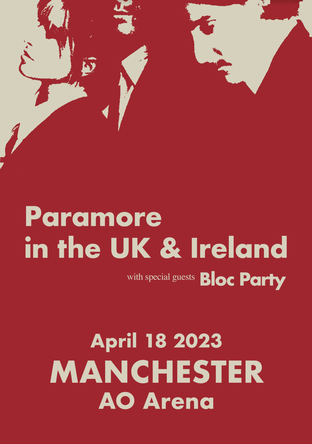 UK & Ireland tour merch : r/Paramore