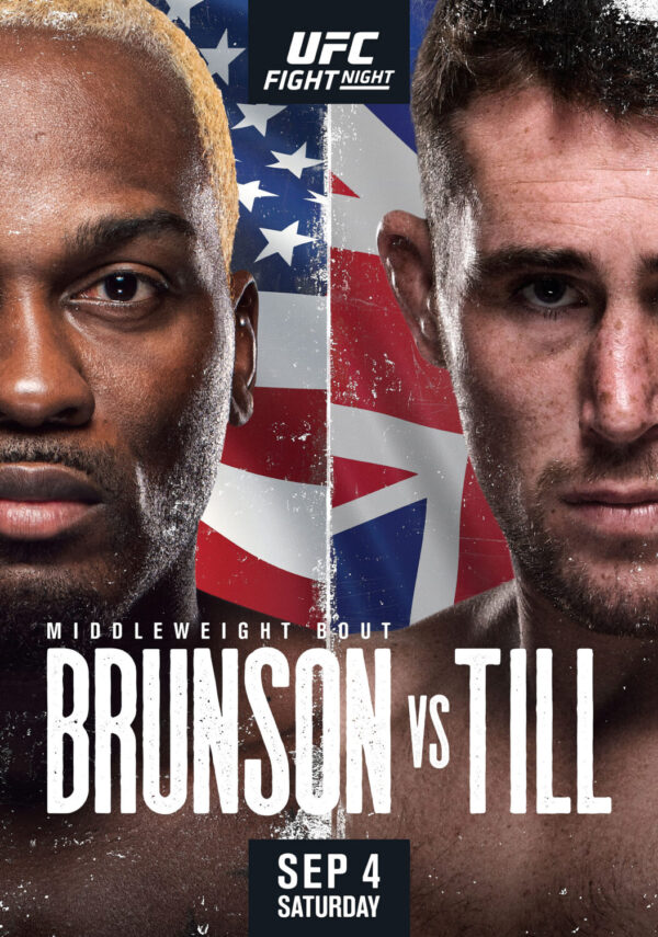 UFC Fight Night 191: Derek Brunson vs. Darren Tilll 2022 Poster