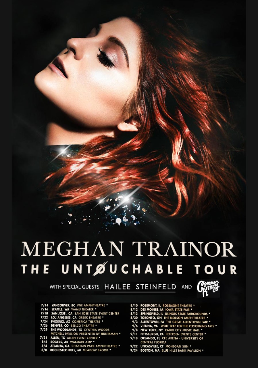 MEGHAN TRAINOR North American Tour 2016 The Untouchable Poster
