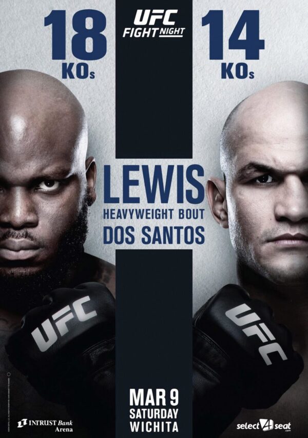 UFC Fight Night 146; Lewis vs. dos Santos Poster Print