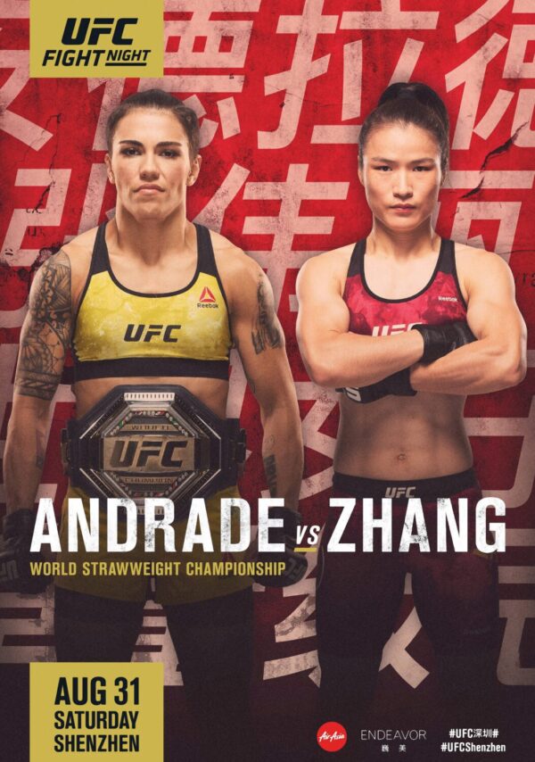 UFC Fight Night 157; Andrade vs. Zhang  Poster Print