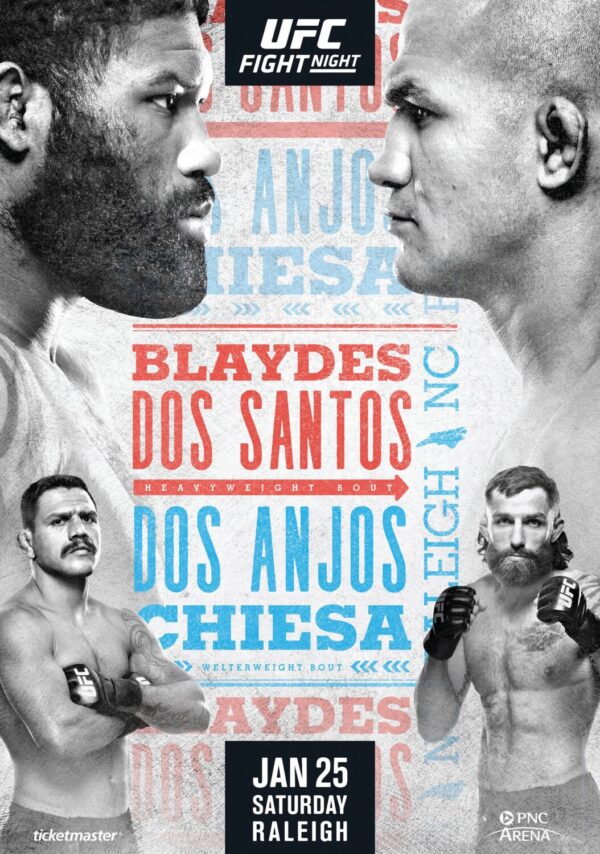 UFC Fight Night 166; Blaydes vs. Dos Santos Poster Print