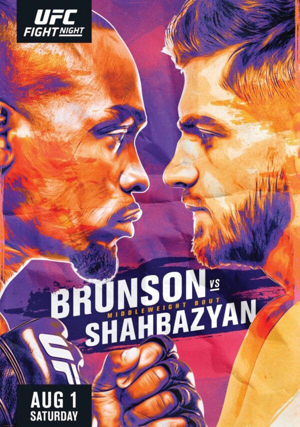 UFC Fight Night 173; Brunson vs. Shahbazyan Poster Print