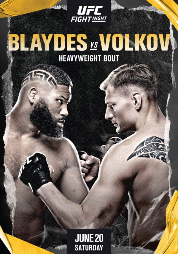 UFC Fight Night; Blaydes vs. Volkov Poster Print