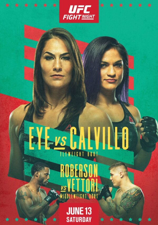 UFC Fight Night; Eye vs. Calvillo Poster
