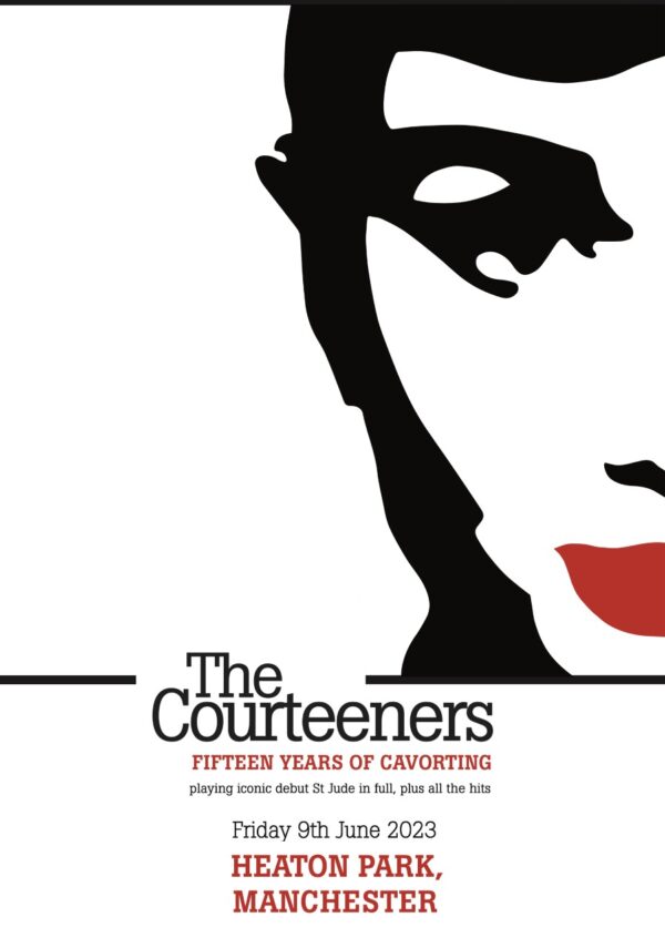 THE COURTEENERS Manchester Heaton Park - 9th June 2023 - St Jude Anniversary Tour Poster
