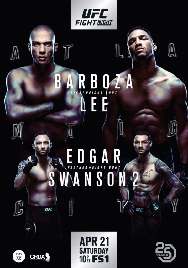 UFC Fight Night 128; Barboza vs. Lee Poster Print