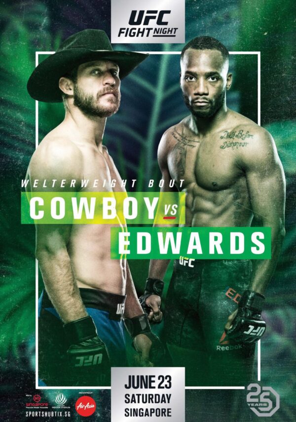 UFC Fight Night 132; Cowboy vs. Edwards Poster Print