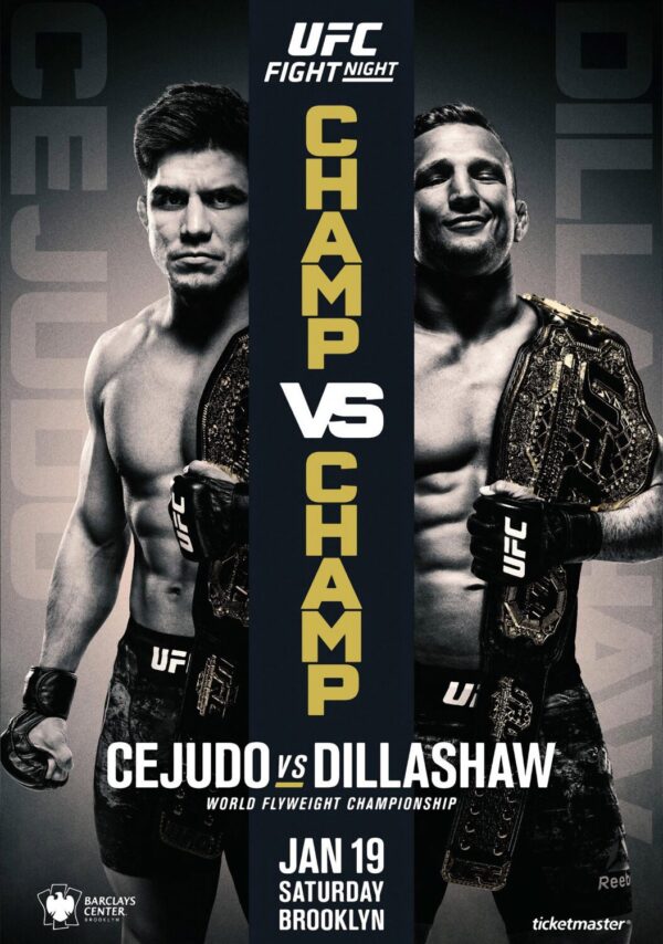 UFC Fight Night 143; Cejudo vs. Dillashaw Poster Print