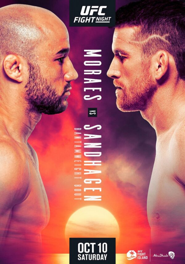 UFC Fight Night 179; Moraes vs. Sandhagen Poster Print