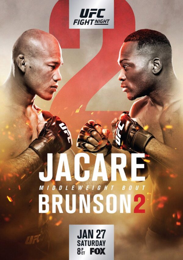 UFC Fight Night; Jacaré vs. Brunson 2 Poster Print