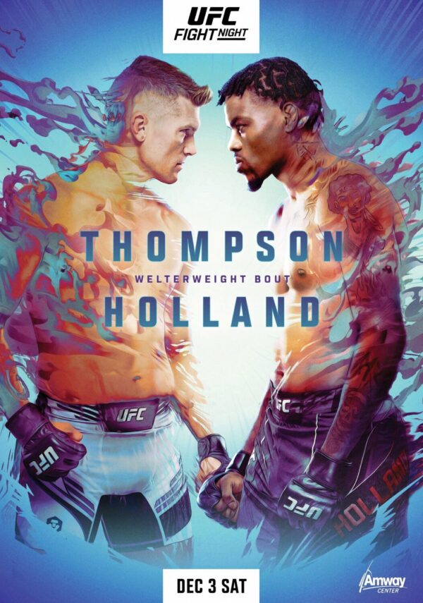 UFC Fight Night; Thompson vs. Holland Poster Print