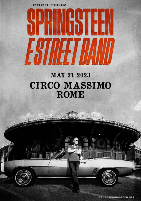 BRUCE SPRINGSTEEN & E Street Band 2023 World Tour: Rome, Italy - Circo Massimo Poster Print