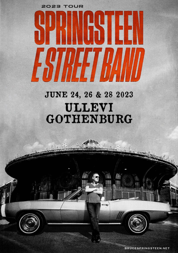 BRUCE SPRINGSTEEN & E Street Band 2023 World Tour: Gothenburg, Sweden - Ullevi Poster Print