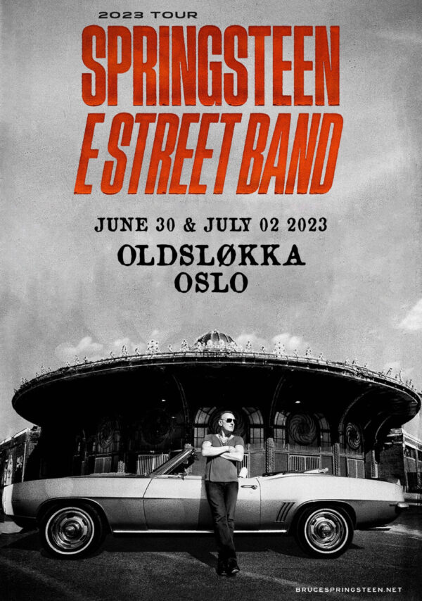 BRUCE SPRINGSTEEN & E Street Band 2023 World Tour: Oslo, Norway - Voldsløkka Poster Print