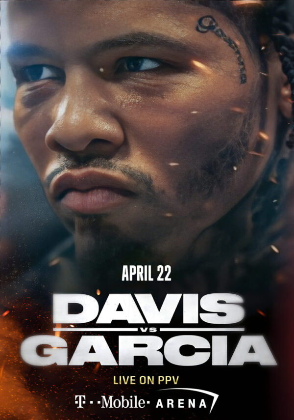 GERVONTA TANK DAVIS vs. RYAN GARCIA Fight 2023 Poster Print