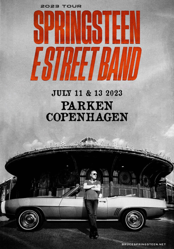 BRUCE SPRINGSTEEN & E Street Band 2023 World Tour: Copenhagen, Denmark - Parken Poster Print