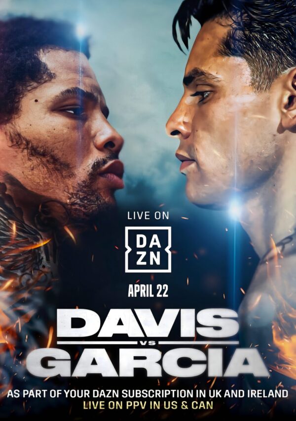 GERVONTA TANK DAVIS vs. RYAN GARCIA Fight 2023 Poster
