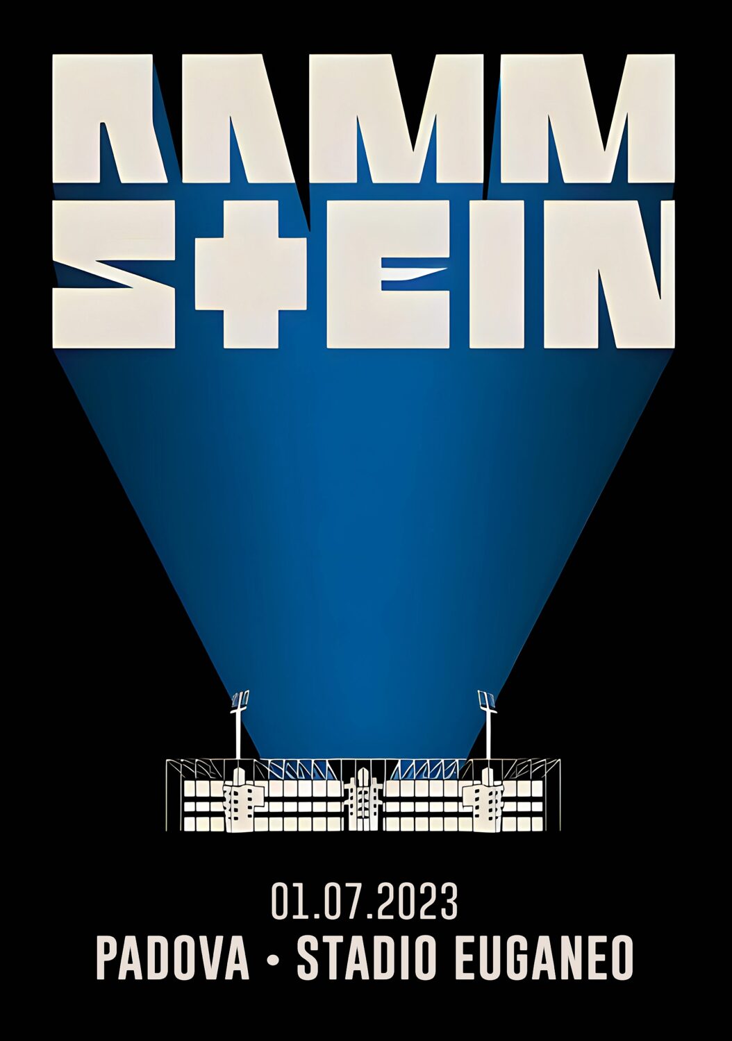 RAMMSTEIN Europe 2023 Stadium Tour: Italy, Padova, Stadio Euganeo Poster Print