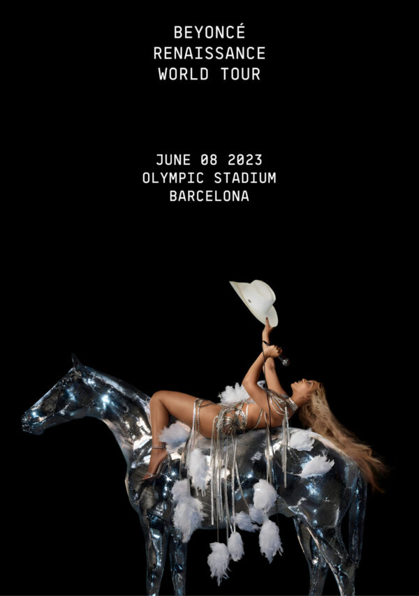 BEYONCÉ Renaissance 2023 World Tour: Barcelona, ES @ Olympic Stadium Poster Print
