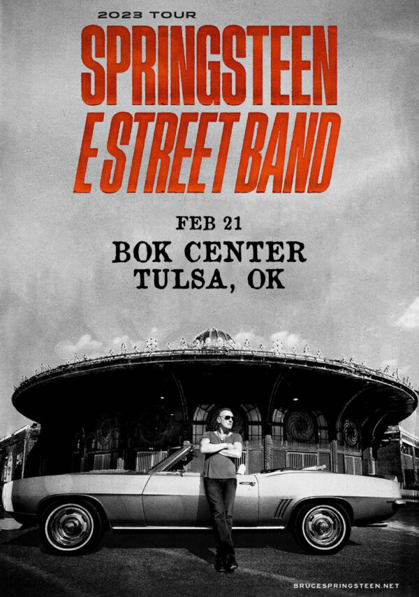 BRUCE SPRINGSTEEN & E Street Band 2023 World Tour: Tulsa, OK - BOK Center Poster Print
