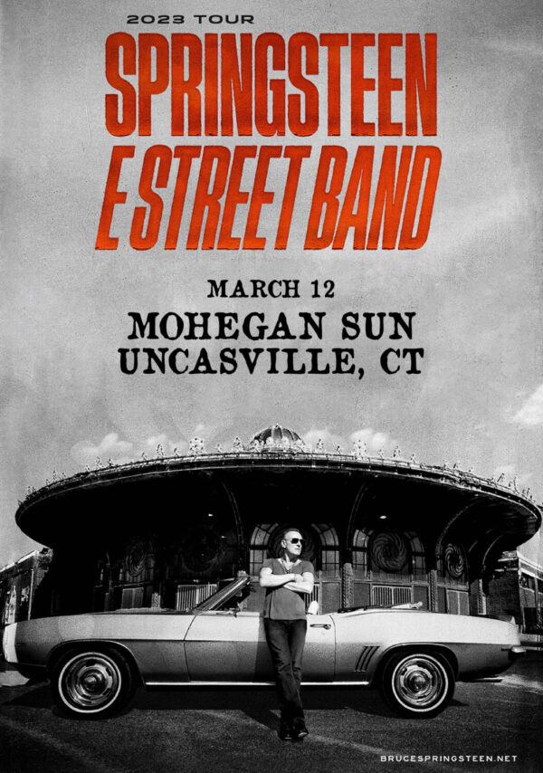 BRUCE SPRINGSTEEN & E Street Band 2023 World Tour: Uncasville, CT - Mohegan Sun Poster Print