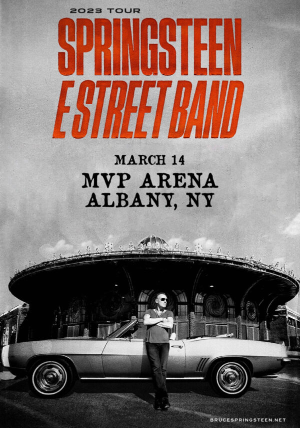 BRUCE SPRINGSTEEN & E Street Band 2023 World Tour: Albany, NY - MVP Arena Poster Print