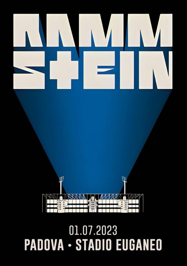 RAMMSTEIN Europe 2023 Stadium Tour: Italy, Padova, Stadio Euganeo Poster Print