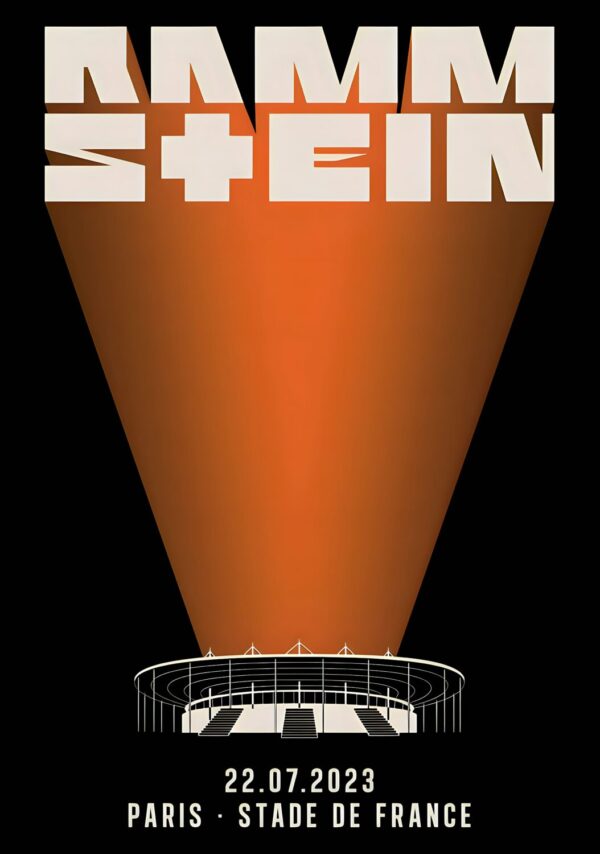 RAMMSTEIN Europe 2023 Stadium Tour: France, Paris, Stade de France Poster Print