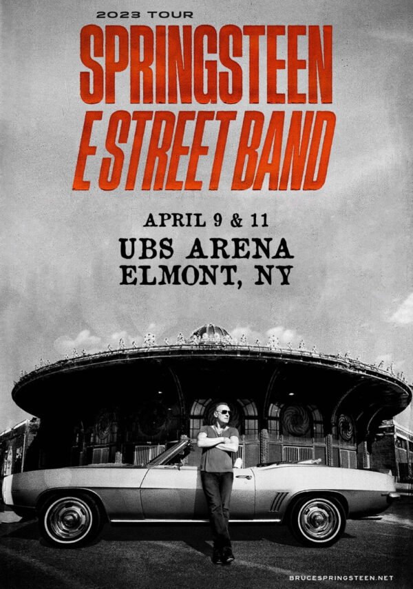 BRUCE SPRINGSTEEN & E Street Band 2023 World Tour: Elmont, NY - UBS Arena Poster Print
