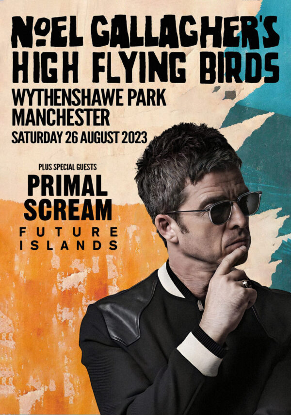 NOEL GALLAGHER & THE HIGH FLYING BIRDS Wythenshawe Park Manchester 2023 Poster Print