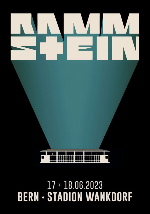 RAMMSTEIN Europe 2023 Stadium Tour: Switzerland, Bern, Stadion Wankdorf Poster Print