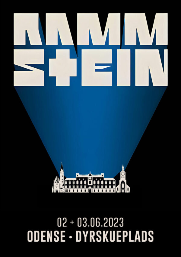 RAMMSTEIN Europe 2023 Stadium Tour: Denmark, Odense, Dyrskueplads Poster Print