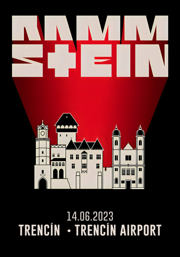 RAMMSTEIN Europe 2023 Stadium Tour: Slovakia, Trenčín, Trenčín Airport Poster Print