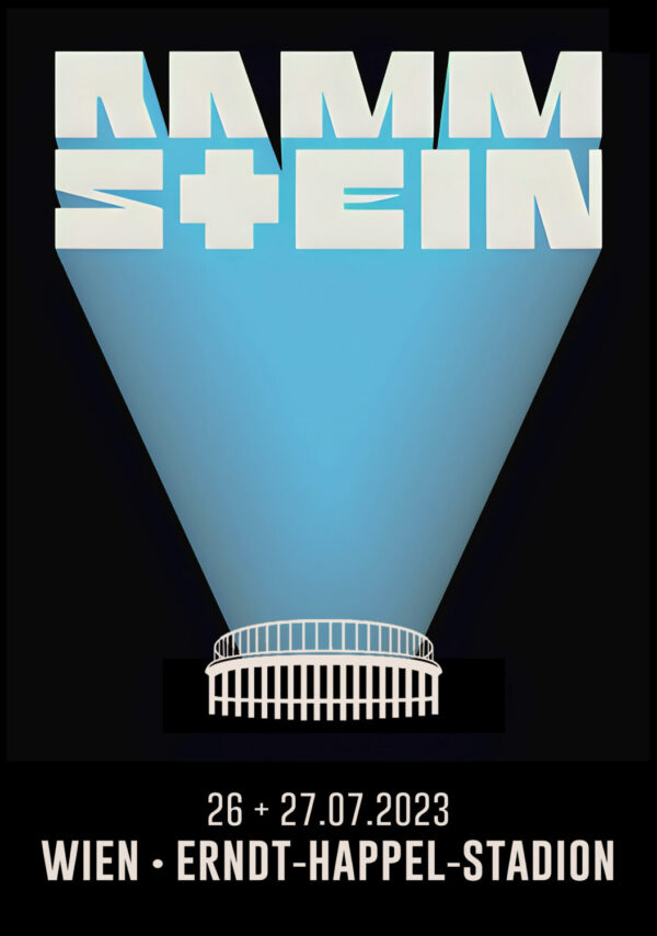 RAMMSTEIN Europe 2023 Stadium Tour: Austria, Vienna, Ernst-Happel-Stadion Poster Print