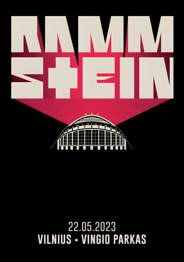 RAMMSTEIN Europe 2023 Stadium Tour: Spain, Madrid, Estadio Cívitas  Poster Print
