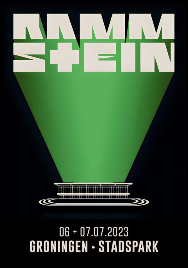RAMMSTEIN Europe 2023 Stadium Tour: Netherlands, Groningen, Stadspark Poster Print
