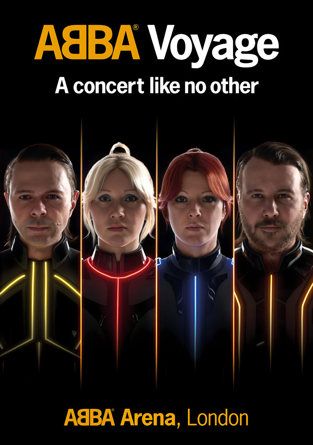 ABBA VOYAGE Music Tour London Poster Print