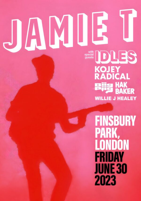 JAMIE T The Theory of Whatever 2023 Tour: London Finsbury Park Poster Print