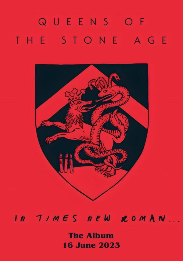 QUEENS OF THE STONE AGE In Times New Roman... The Album Poster Print