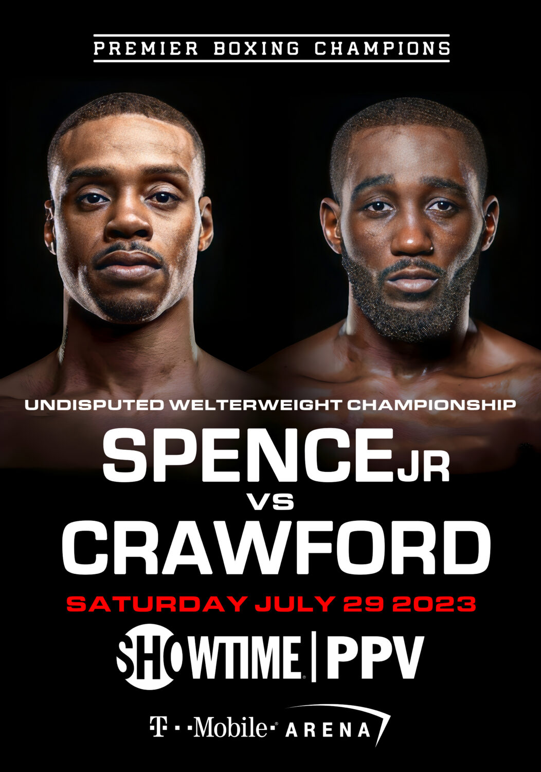 Errol Spence Jr vs. Terrance Crawford Fight 2023 Poster Print