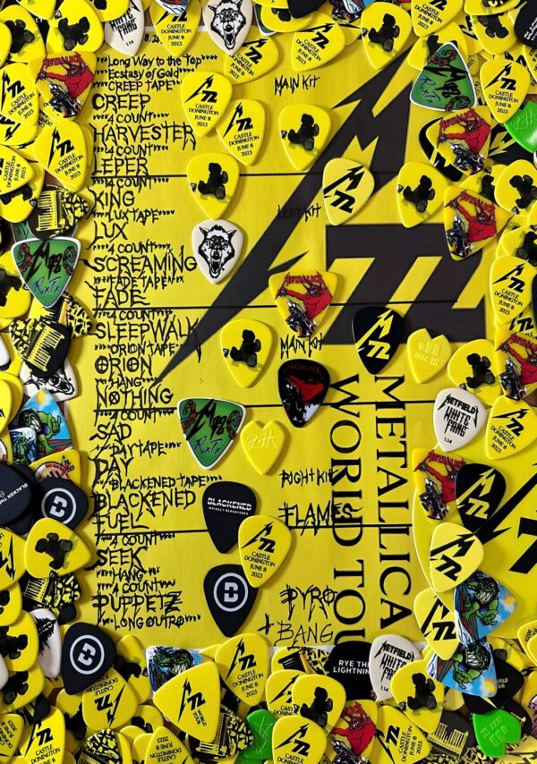 METALLICA 72 Seasons 2023/2023 M72 World Tour: Download Festival, Donnington June 12th 2023 Setlist (Night 2) Poster Print