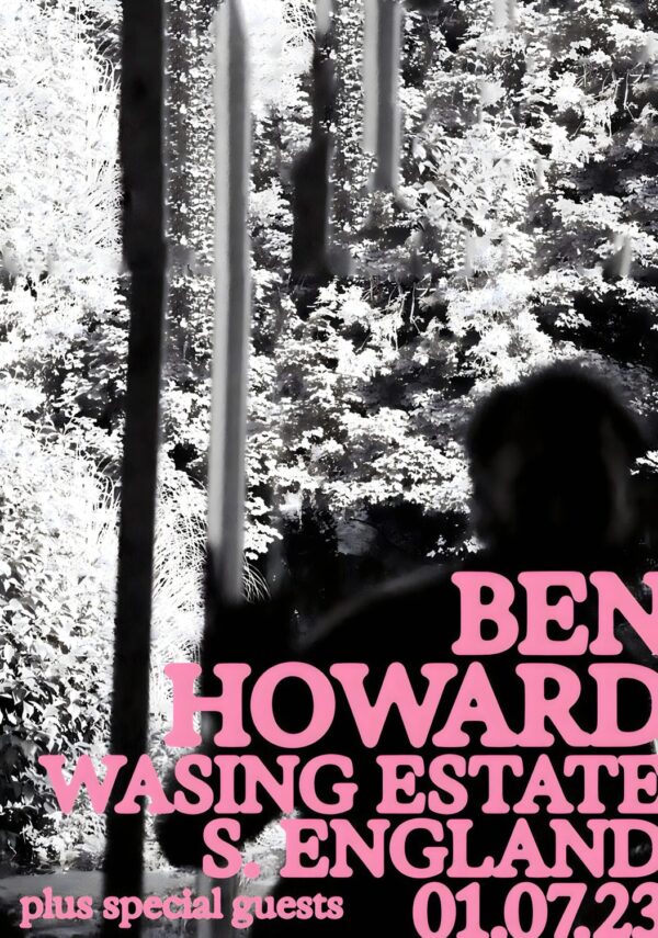 BEN HOWARD Is It? 2023 Tour: On The Mount Festival - Wasing Estate Poster Print