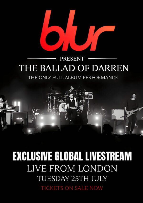BLUR The Ballad of Darren - Live From London - 25th July 2023 Poster Print