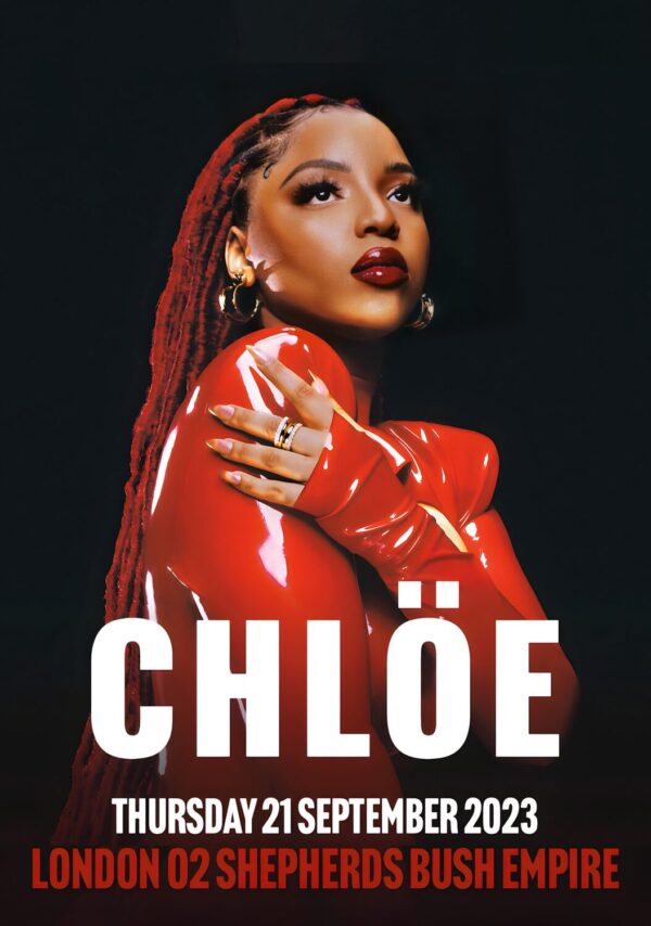 CHLÖE In Pieces 2023 World Tour: LONDON Shepherds Bush Empire Poster Print
