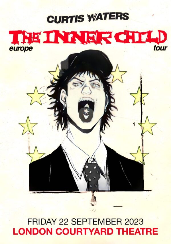 CURIS WATERS The Inner Child UK Tour: LONDON Courtyard Theatre Poster Print