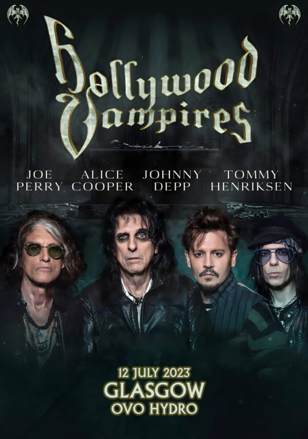 HOLLYWOOD VAMPIRE 2023 UK Tour: GLASGOW OVO Hydro Poster Print