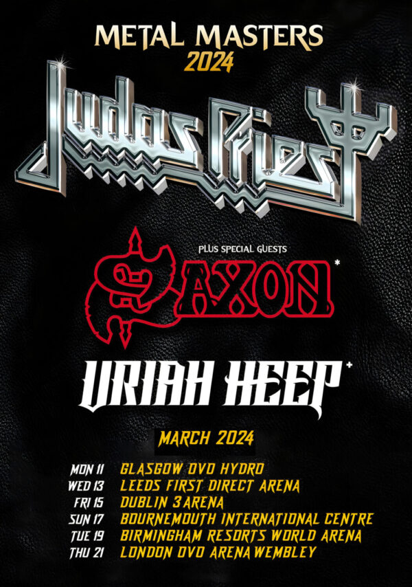 JUDAS PRIEST Metal Masters 2024 UK Tour Poster Print