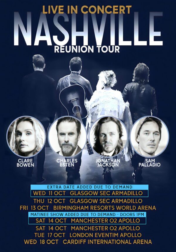 NASHVILLE Live In Concert: Reunion 2023 UK Tour Poster Print