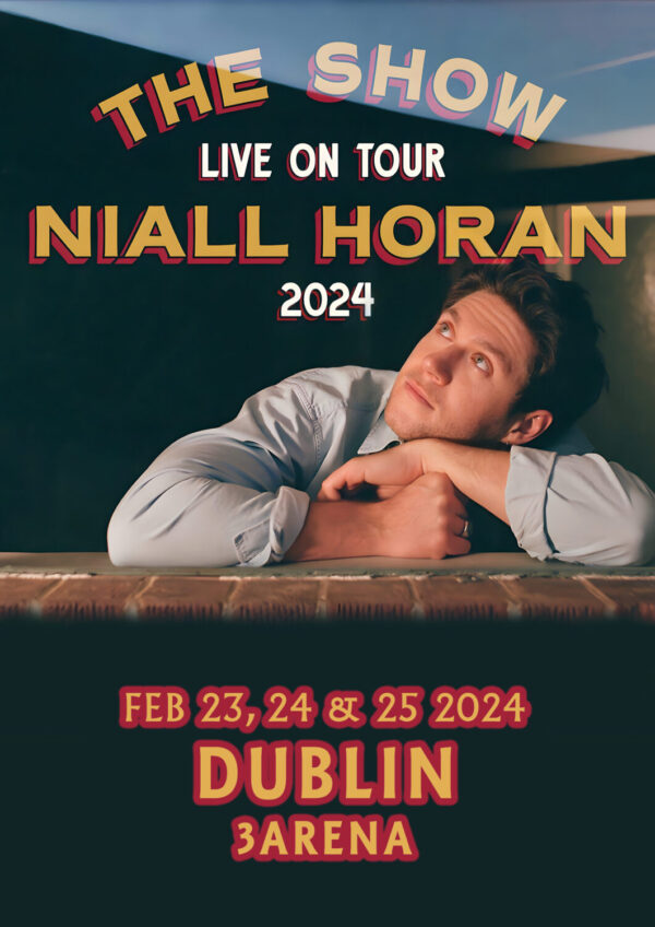 NIALL HORAN The Show Live on Tour 2024: DUBLIN 3Arena Poster Print